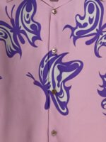 "Needles" chemise homme rose rayonne coupe regular – Image 3