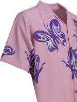 "Needles" chemise homme rose rayonne coupe regular – Image 4