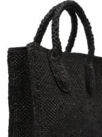 "Ibeliv" sac à main femme noir en raphia – Image 4
