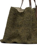 "Ibeliv" sac à main vert en raphia pour femme – Image 4