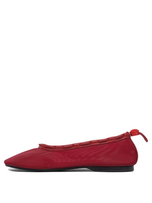 "Alohas" ballerines femme rouges en polyamide – Image 3