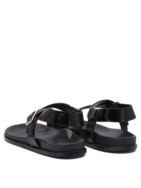 "Alohas" sandales femme noires en cuir – Image 4