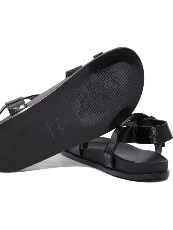 "Alohas" sandales femme noires en cuir – Image 5