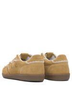 "Alohas" sneakers femme jaunes en cuir semelle caoutchouc – Image 4