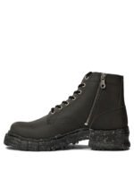 "Maison Mihara Yasuhiro" bottes style vintage en nylon noir pour homme – Image 3