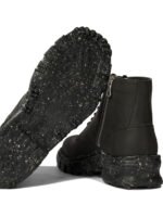 "Maison Mihara Yasuhiro" bottes style vintage en nylon noir pour homme – Image 5