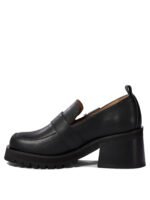 "Ganni" mocassins femme noirs à plateforme et boucle en polyester recyclé – Image 3