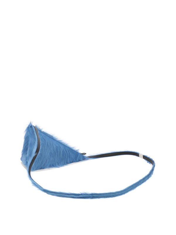 "Marni" Sac bandoulière homme bleu clair en cuir - Image 2