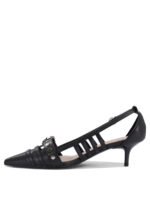 "Pinko" chaussures femme à talons noires en cuir – Image 3
