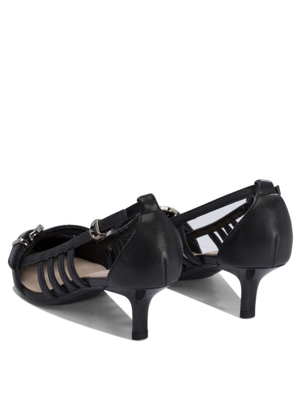 "Pinko" chaussures femme à talons noires en cuir – Image 4