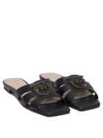 "Pinko" sandales femme noires cuir – Image 2