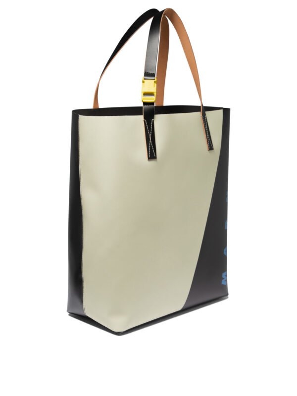 "Marni" sac cabas homme blanc Tribeca en polyuréthane - Image 2
