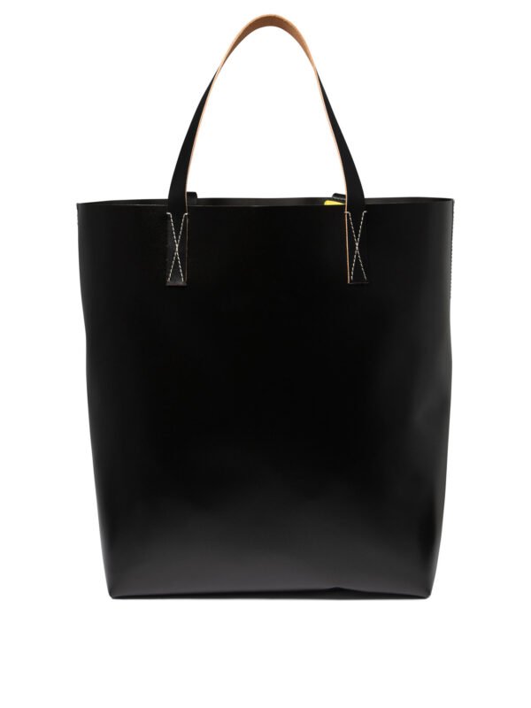 "Marni" sac cabas homme blanc Tribeca en polyuréthane - Image 3