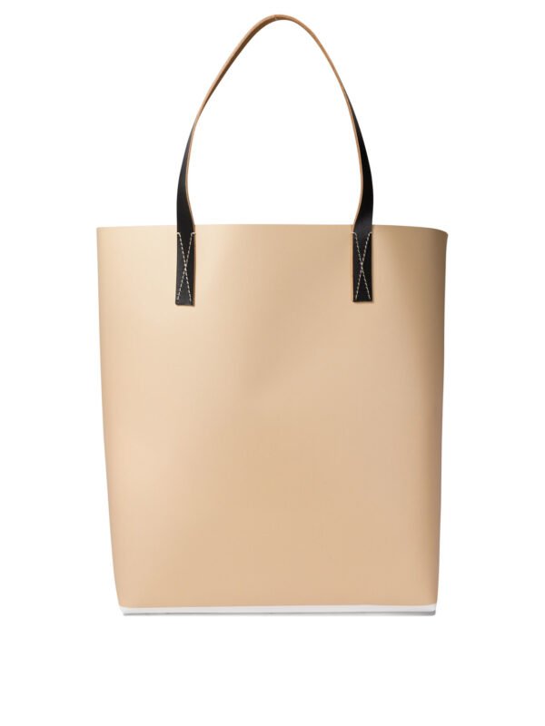 "Marni" Sac bandoulière homme beige en polyuréthane – Image 3