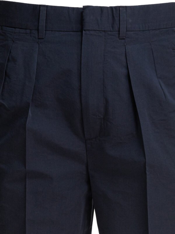 "Tom Ford" pantalon homme bleu coton soie coupe regular – Image 3