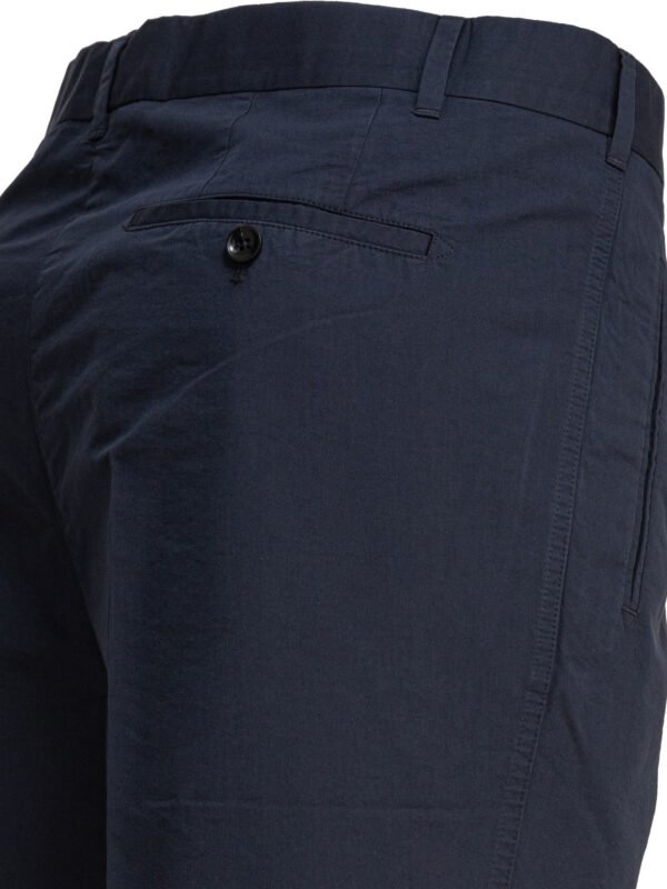 "Tom Ford" pantalon homme bleu coton soie coupe regular – Image 4