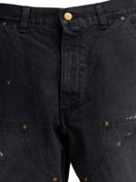 "©SAINT M××××××" short homme noir en jean 100 % coton – Image 3