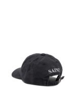 "©SAINT M××××××" casquette noire en coton pour homme – Image 3