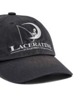 "©SAINT M××××××" casquette noire en coton pour homme – Image 4