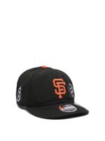 "©SAINT M××××××" casquette noire en coton pour homme style streetwear – Image 2