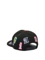 "©SAINT M××××××" casquette noire en coton pour homme style streetwear – Image 3