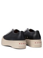 "Marni" sneakers femme noires en cuir Pablo – Image 4