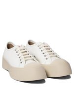 "Marni" sneakers femme blanches en cuir Pablo – Image 2
