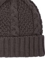 "Rakkì" bonnet femme marron en laine mérinos - Image 3