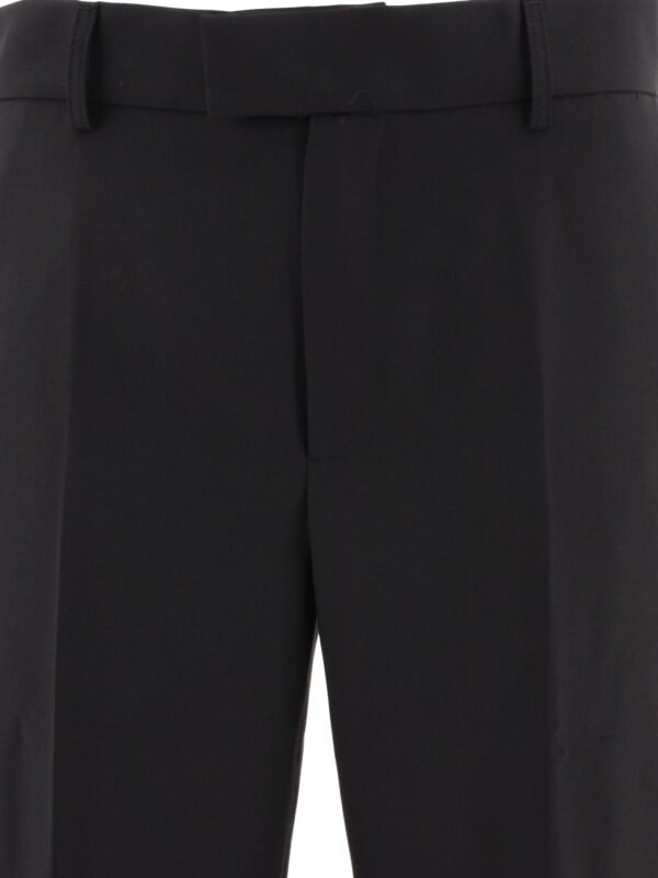 "Séfr" pantalon homme noir Mike en laine et polyester – Image 3