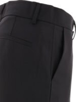 "Séfr" pantalon homme noir Mike en laine et polyester – Image 4
