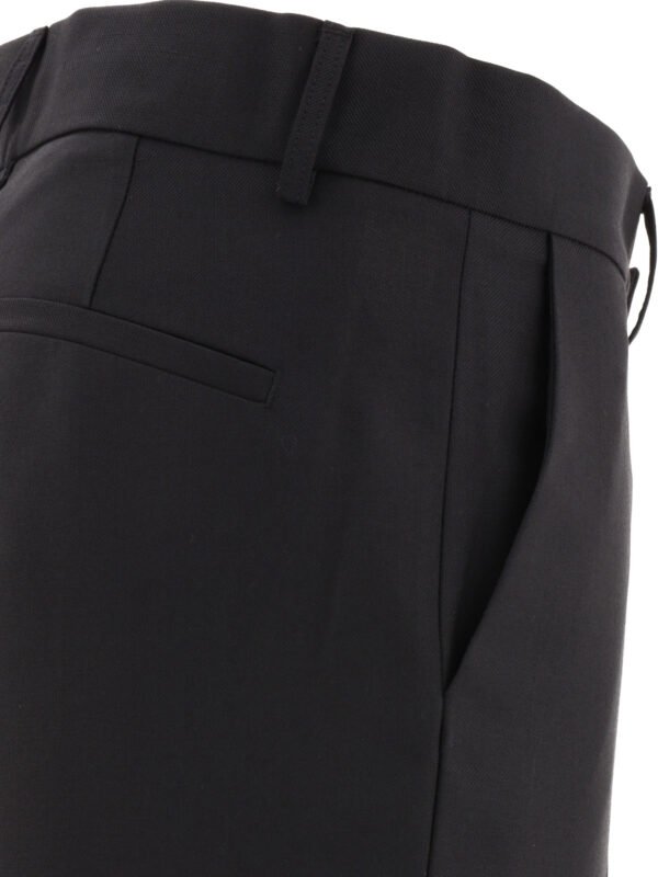 "Séfr" pantalon homme noir Mike en laine et polyester – Image 4