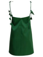 "Self-Portrait" robe femme verte en polyester - Image 2
