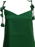 "Self-Portrait" robe femme verte en polyester - Image 3