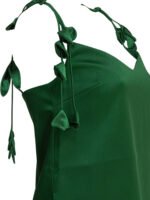 "Self-Portrait" robe femme verte en polyester - Image 4