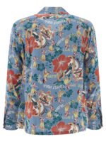 "Sun Surf" chemise Lovely Hula Hands bleu clair en rayonne coupe décontractée à manches longues pour homme – Image 2