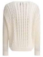 "Rakkì" pull femme blanc en coton – Image 2