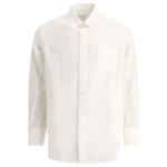 "Sacai" Chemise homme blanche en polyester
