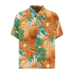 "Sun Surf" chemise sans manches homme multicolore rayonne coupe relaxed