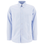 "Nonnative" Chemise homme bleue en coton, coupe regular