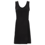 "Jil Sander" Robe noire en viscose pour femme