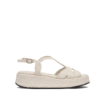 "Pons Quintana" Sandales femme beiges en cuir