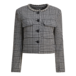 "Self-Portrait" Veste femme gris en polyester coupe standard
