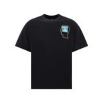 "Brain Dead" T-shirt homme noir en coton coupe regular