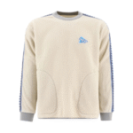 "And Wander  x Maison Kitsuné" Sweatshirt homme blanc en polyester coupe regular