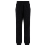 "Burberry" Pantalon femme noir en coton coupe standard