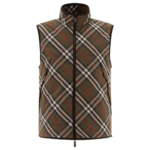 "Burberry" Veste sans manches homme verte en nylon coupe slim