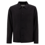 "NN.07" Surchemise homme bleu nuit en polyester recyclé coupe regular