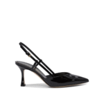 "Ninalilou" Escarpins femme noirs en cuir