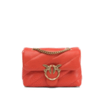 "Pinko" Sac bandoulière femme orange en cuir