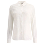 "Aspesi" chemise femme blanche en lin coupe slim